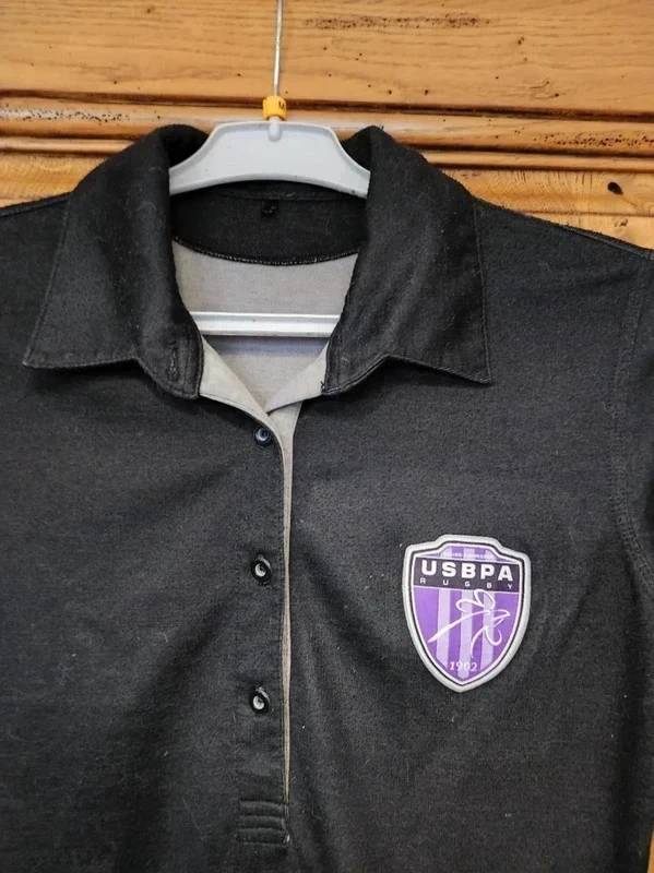 Polo preto USBPA clube de rugby Bourg en Bresse – photo 3